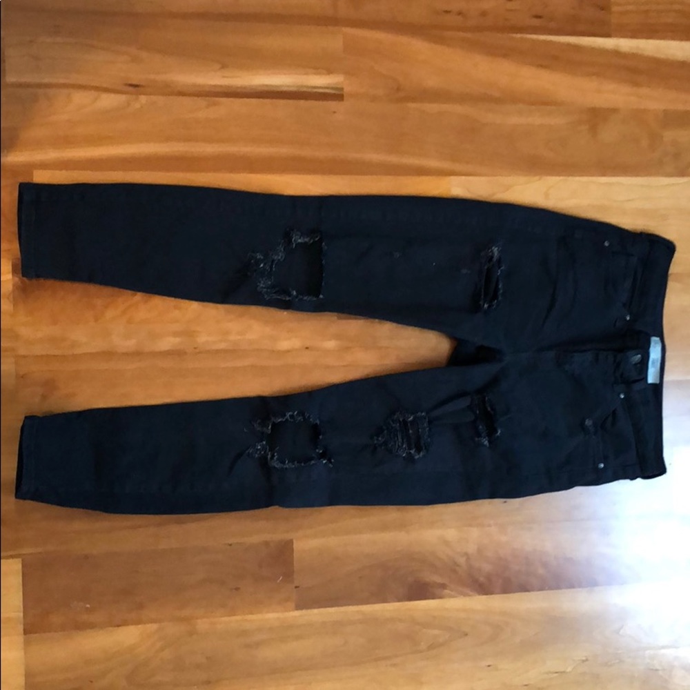 Top-Shop Ripped Skinny Jeans